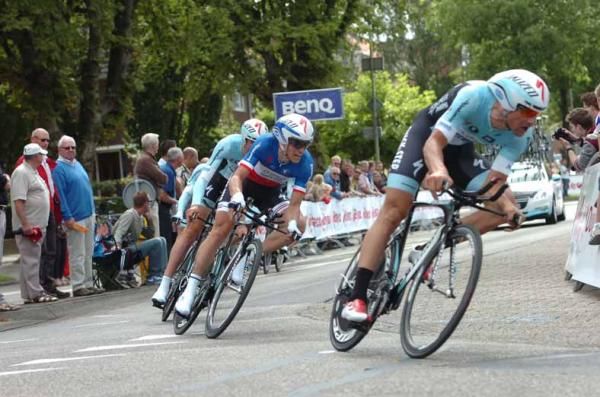 Sylvain Chavanel and Omega Pharma-QuickStep in full flight.