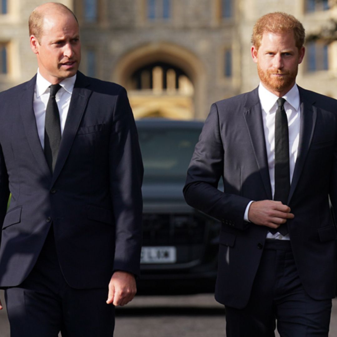 Prince William and Prince Harry wear black suits, and Princess Diana&#039;s ancestral home of Althorp House