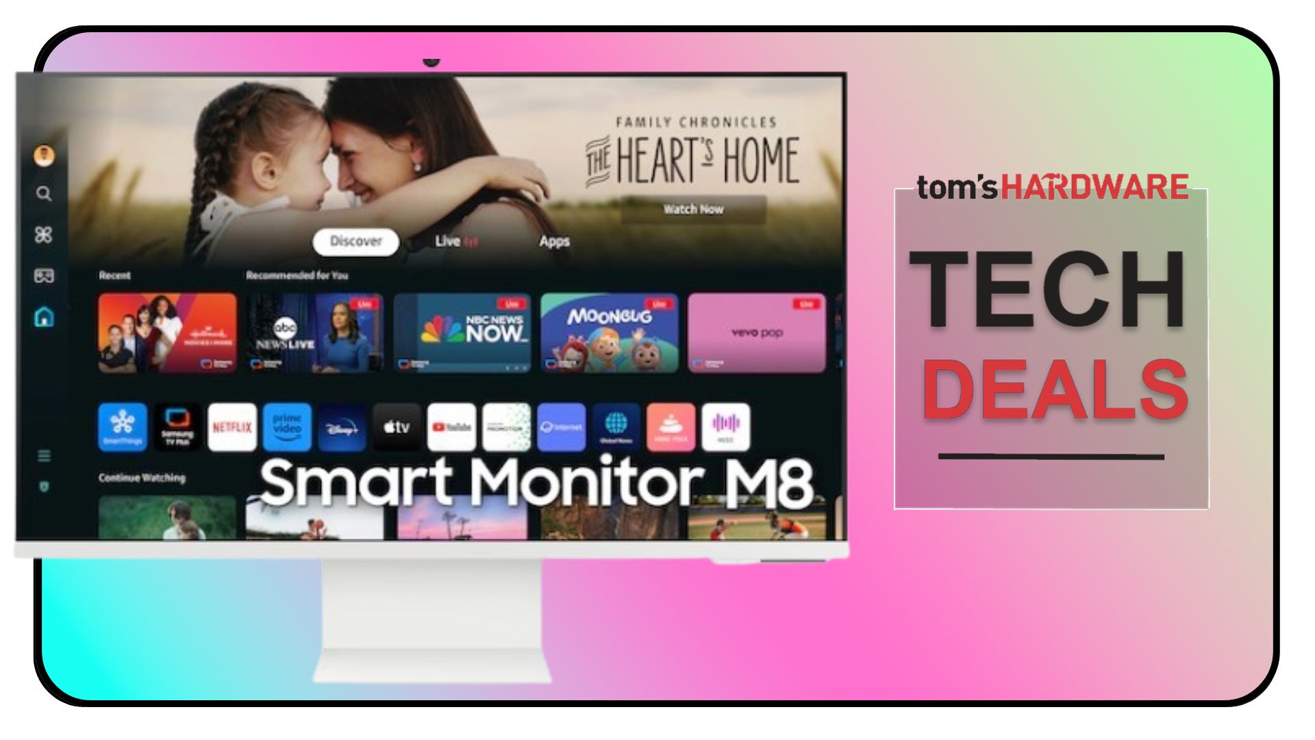 Get 42% off Samsung's 4K Smart Monitor M8 for streaming, productivity, and gaming