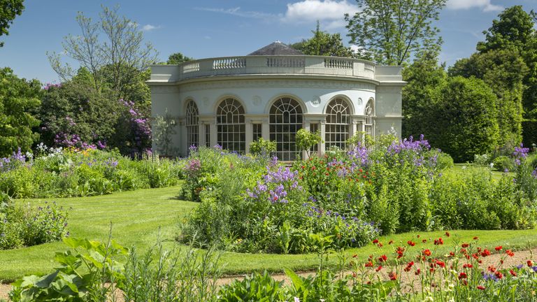 Georgian garden at Osterley Park and garden National Trust