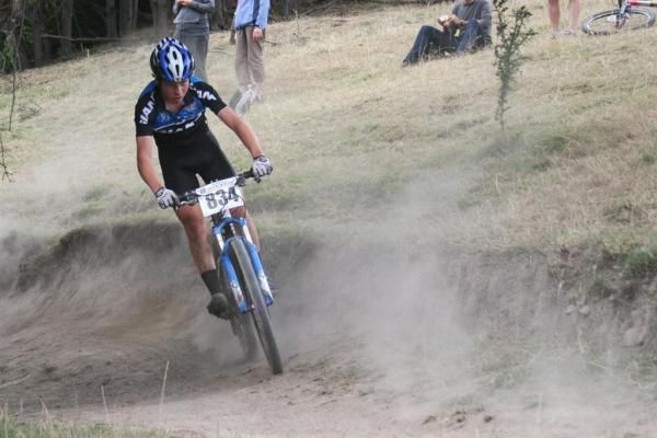 Anton Cooper blasted through the elite ranks on his way to winning the junior race.
