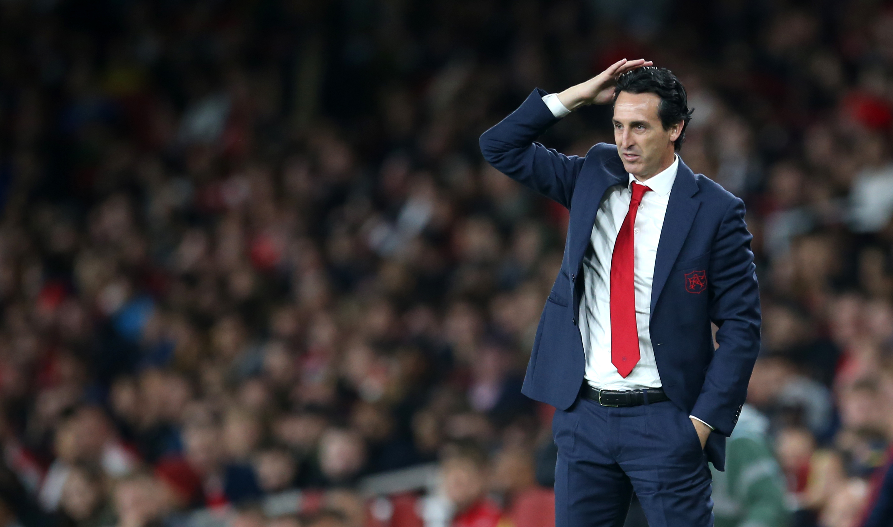 Unai Emery is under pressure