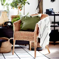 IKEA AGEN Armchair, rattan/bamboo IKEA AGEN Armchair, rattan/bamboo