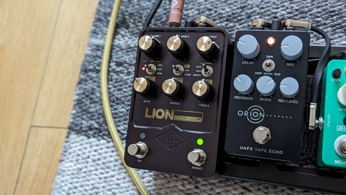 Universal Audio UAFX Lion '68 Super Lead Amp pedal review | MusicRadar