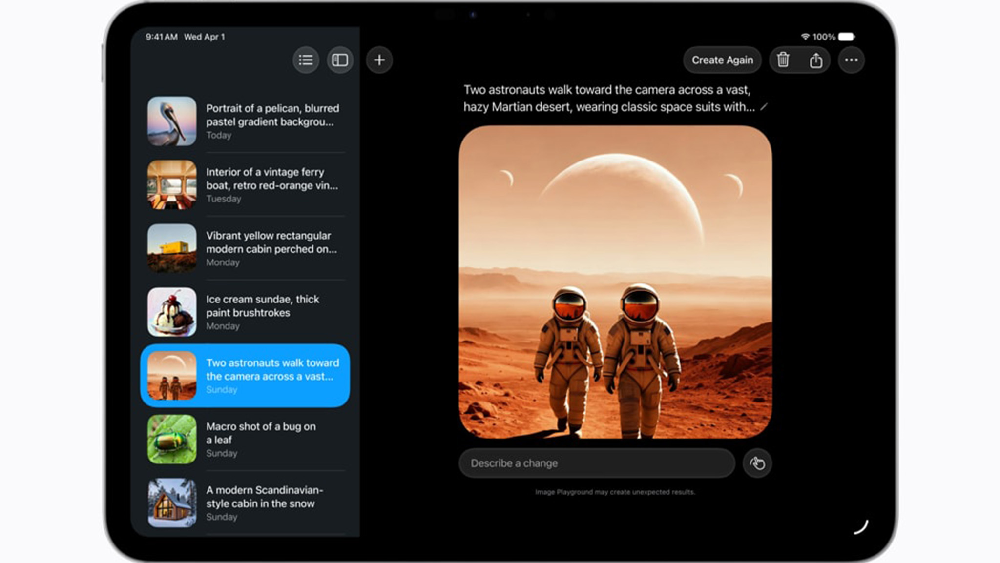 AI image generation in iOS 27
