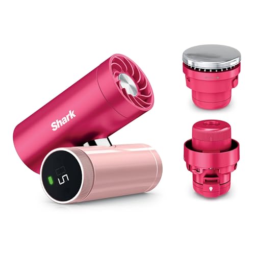 Shark Chillpill 3-In-1 Personal High-Speed Fan, Ultra-Fine Mist and Instachill System, Includes 3 Cooling Attachments, Travel-Friendly Design, Dragon Fruit Fa022ukpk