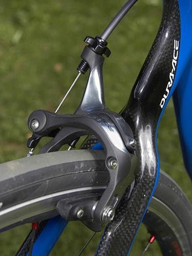 Braking performance on Dura-Ace 7900 is stunning with superb power and modulation matched with outstanding lever feel.