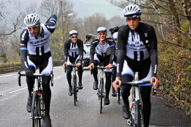 Kittel enjoying the same British roadshe hopes will reward him with a yellow jersey in July