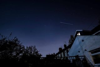 Visible passes of the ISS occur close to sunrise or sunset. Credit: Jamie Carter
