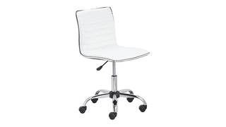 BTExpert Swivel Mid Back Armless Ribbed Designer Task Chair