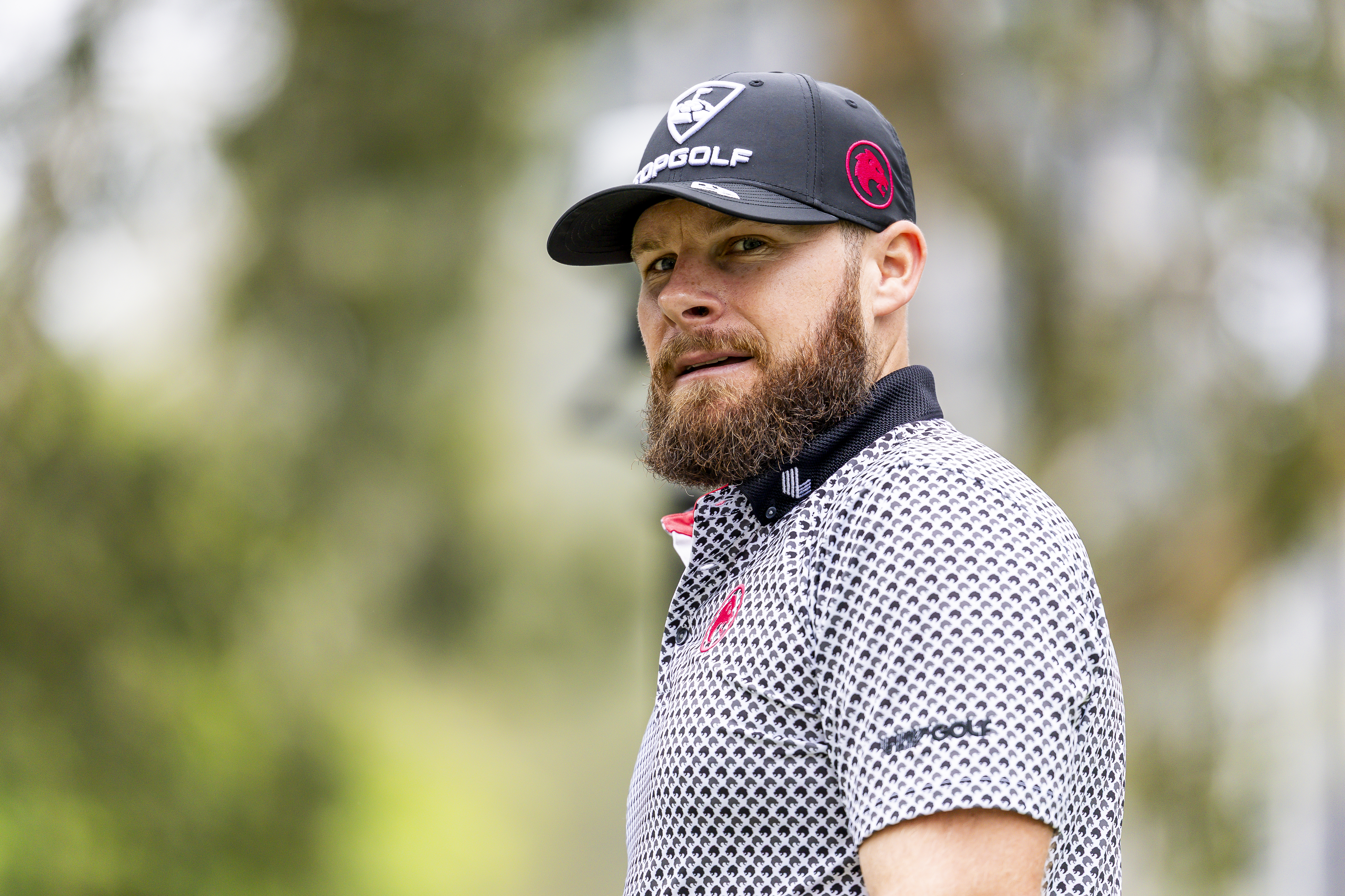 Tyrrell Hatton stares on into the distance