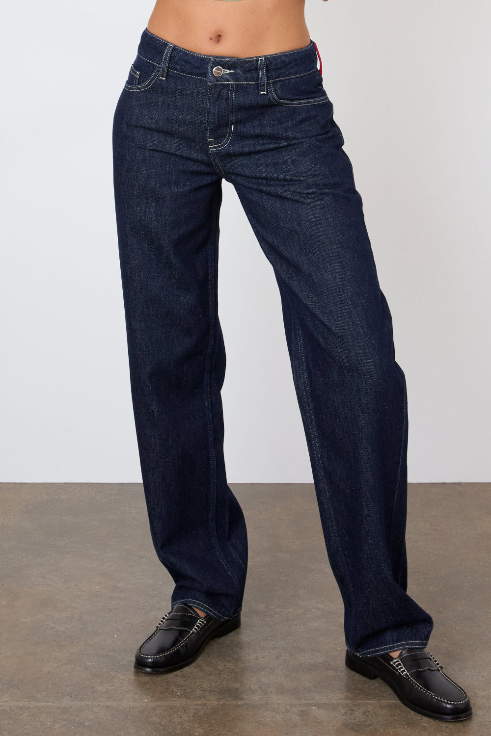 The Joan Soft Barrel Jeans, Indigo Rinse