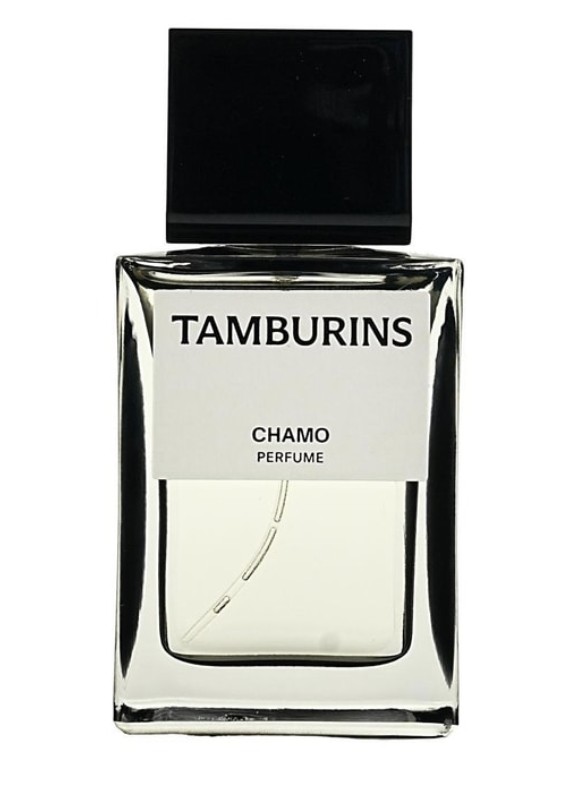 A bottle of Tamburins Chamo Perfume