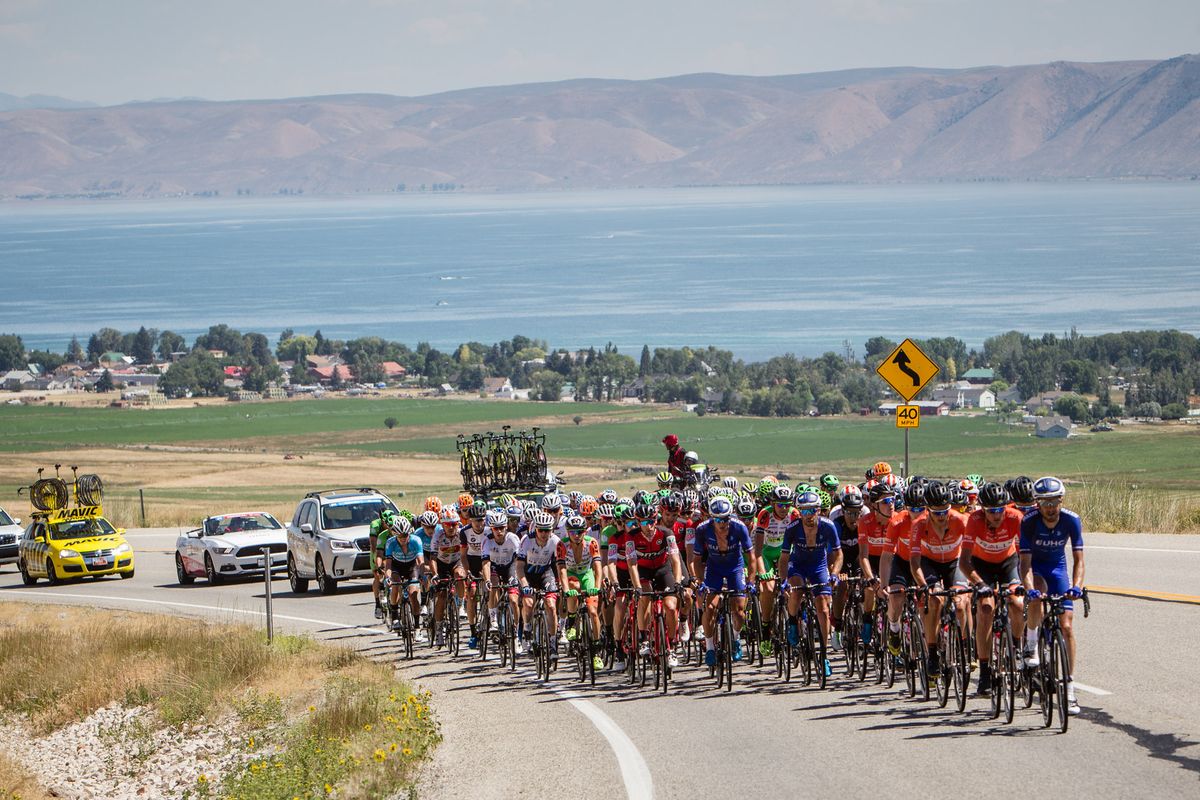 UHC and Rally come to the front of the peloton