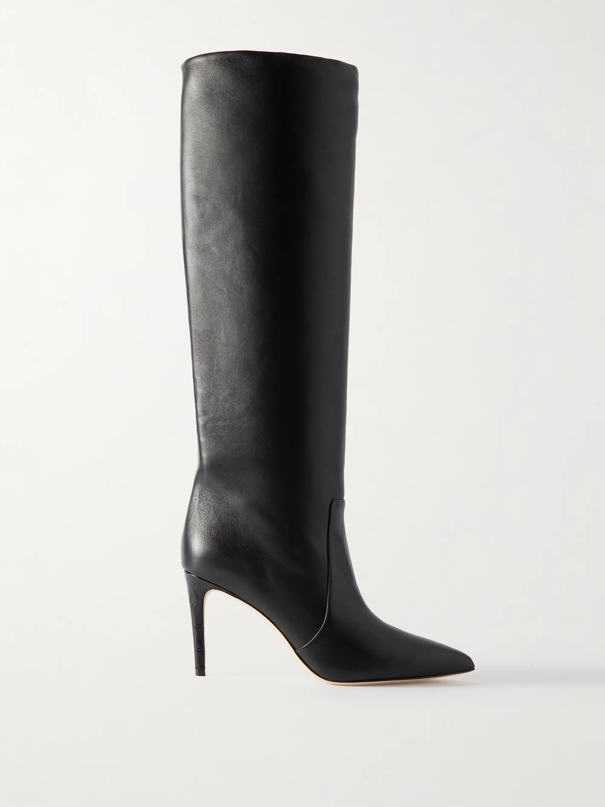 PARIS TEXAS, Stiletto Leather Knee Boots