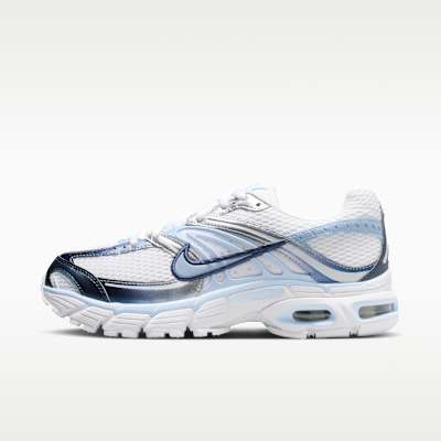 Nike Air Max Moto 2k Women's Shoes - White/metallic Silver/midnight Navy/hydrogen Blue