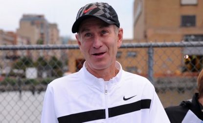Tennis great John McEnroe thinks female tennis players are playing too hard. 