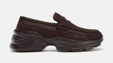 trainer loafer hyrid shoes from Zara showing the snoafer trend