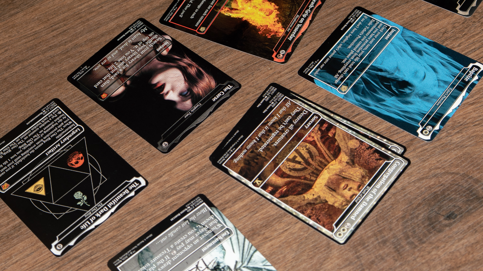 Porter&amp;rsquo;s custom-made Atreyu MTG cards