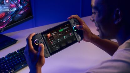 Photo of the new Xbox handheld, the ROG Xbox Ally X