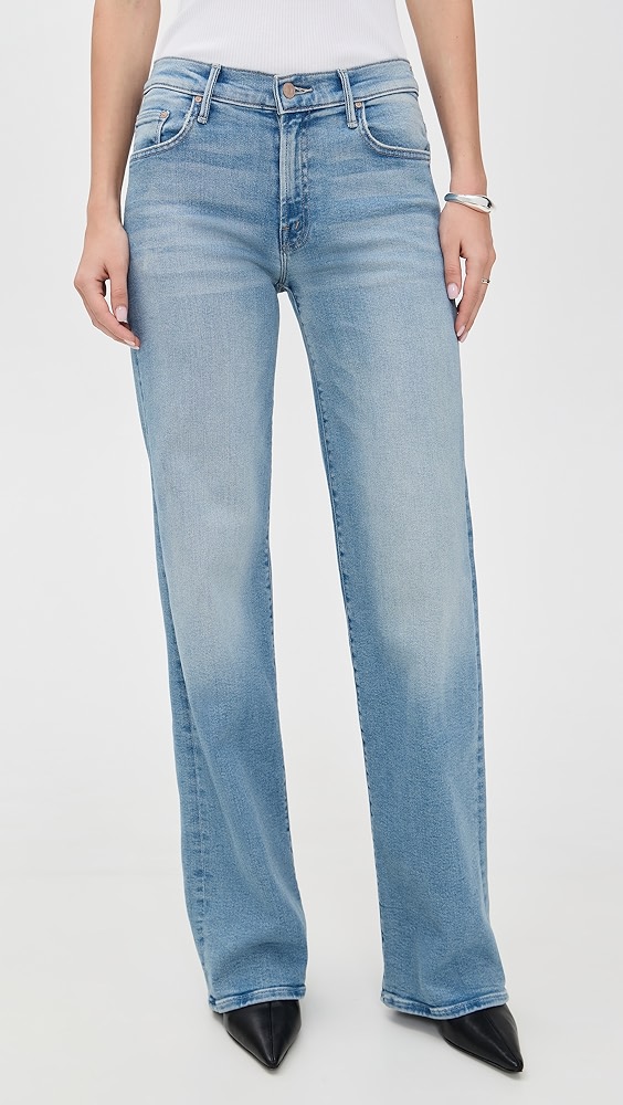 Mother the Mid Rise Maven Sneak Jeans