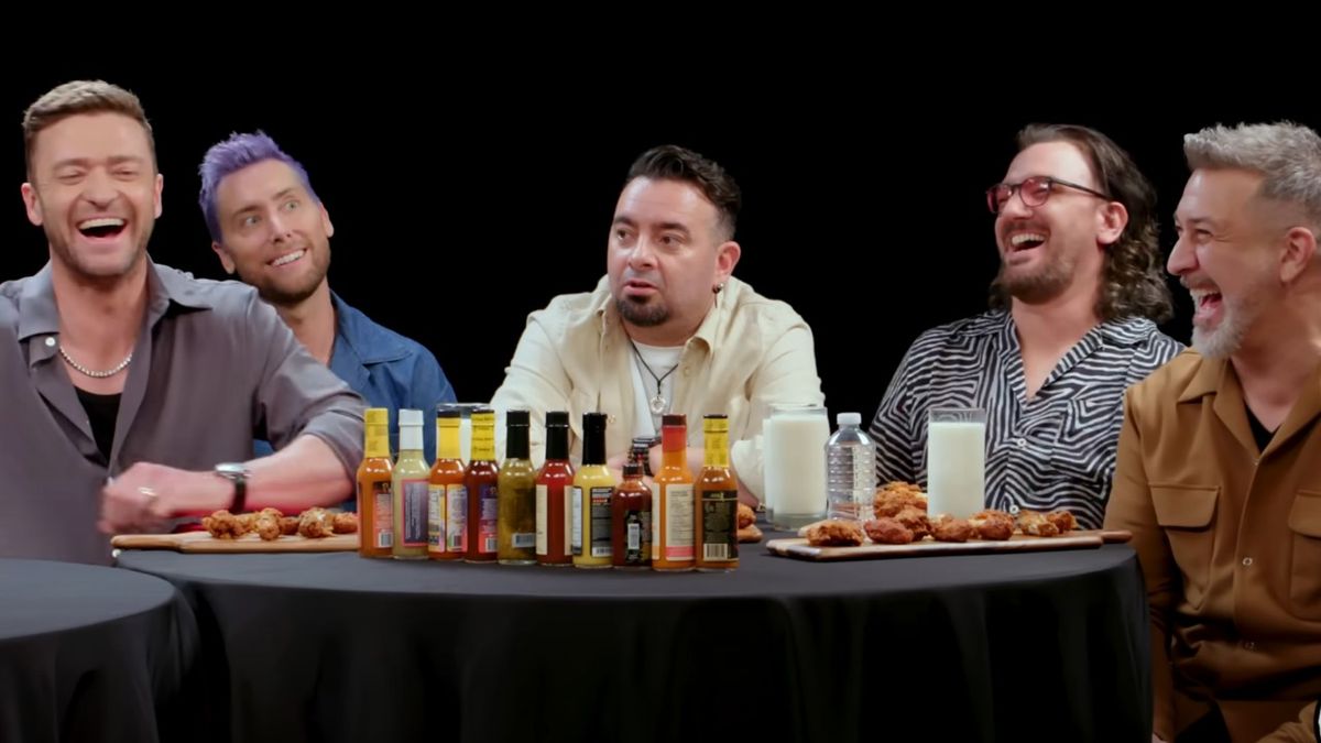 NSYNC on Hot Ones