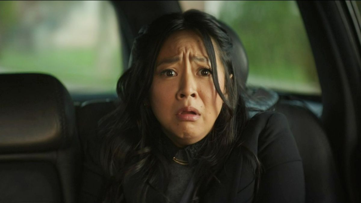 Stephanie Hsu looking funny in Laid. 