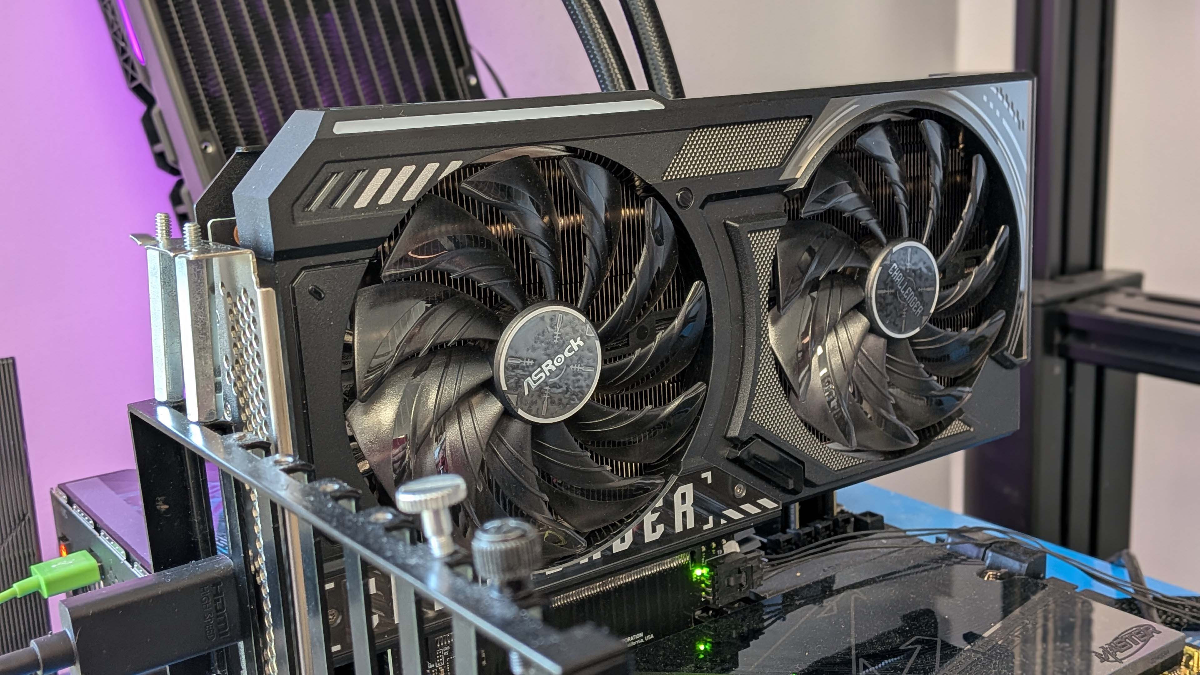 Intel Arc B570 graphics card by ASRock