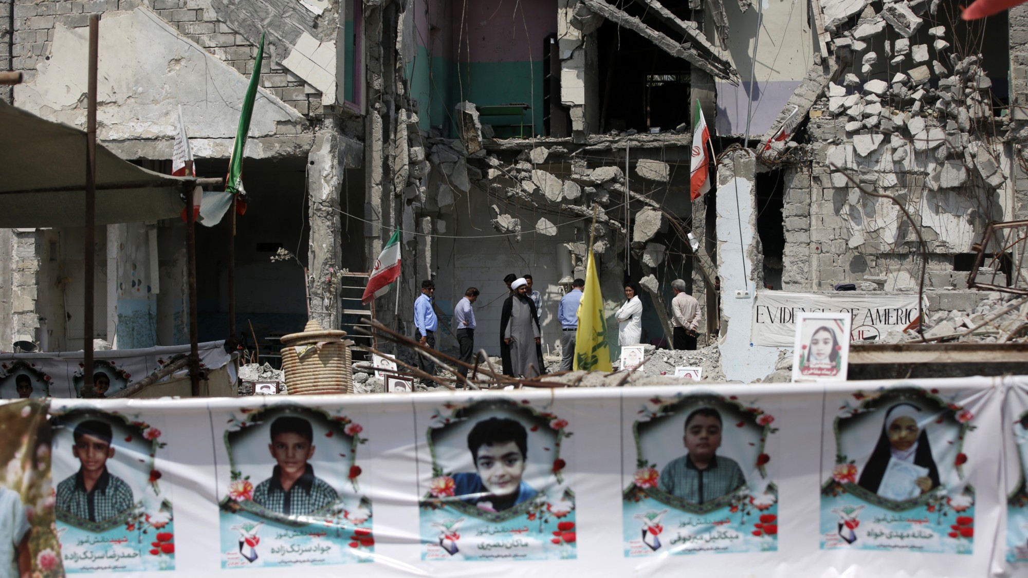 Pain remains fresh 6 months after US-Israeli attack on school in MinabMINAB, IRAN - SEPTEMBER 10: A view of a school damaged in an attack by the United States and Israel six months ago are seen in Minab, Hormozgan province, Iran, on September 11, 2026. Six months after an attack by the United States and Israel on a school in Minab, Hormozgan province, Iran, the pain of the victims' families remains as fresh as on the first day. The school, which was reduced to rubble, and the cemetery where the victims were buried are seen six months after the attack, with photographs of those killed displayed among the debris and at the cemetery. (Photo by Fatemeh Bahrami/Anadolu via Getty Images)