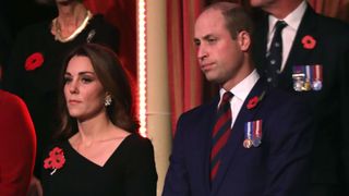 Prince William and Kate Middleton attend the annual Royal British Legion Festival of Remembrance