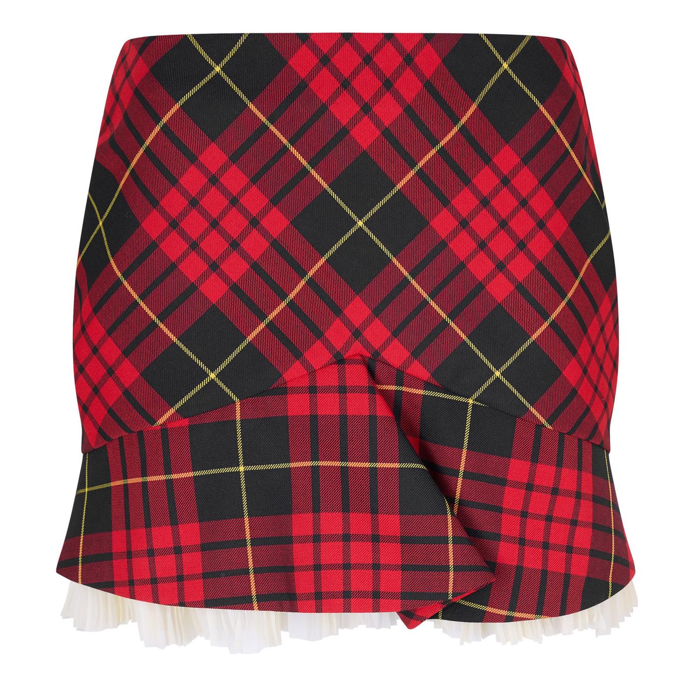 Alexander Mcqueen Women's Alex Kick Mini Skirt