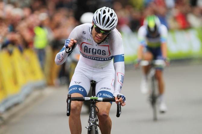 Tom Dumoulin (Argos-Shimano) was happy with his podium place