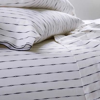 A collection of white and black bed linen from Westpoint Home