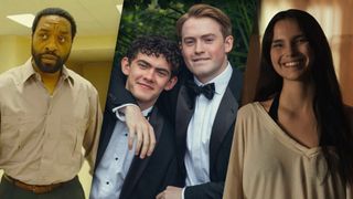 (From L to R): Chiwetel Ejiofor as Clark in "Backrooms" (2026); Joe Locke as Charlie Spring and Kit Connor as Nick Nelson in "Heartstopper Forever" on Netflix; Inde Navarrette as Nikki in "Obsession".