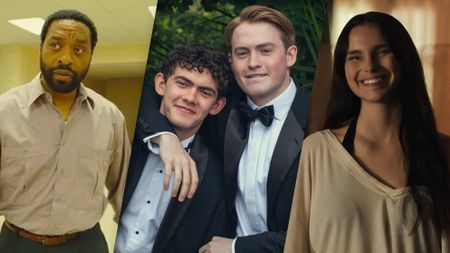 (From L to R): Chiwetel Ejiofor as Clark in "Backrooms" (2026); Joe Locke as Charlie Spring and Kit Connor as Nick Nelson in "Heartstopper Forever" on Netflix; Inde Navarrette as Nikki in "Obsession".
