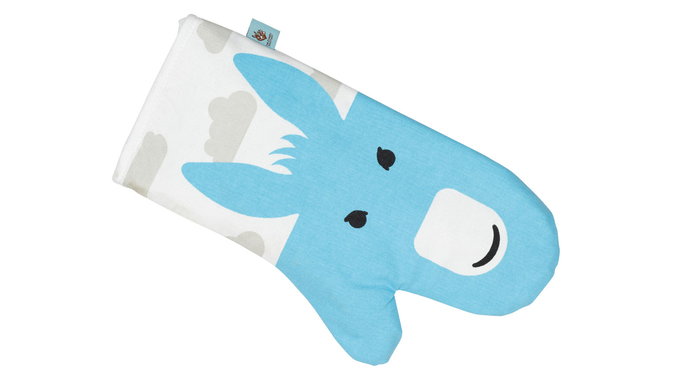 The Donkey Sanctuary organic cotton oven mitt