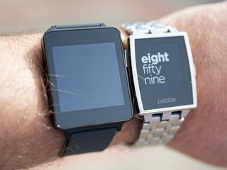 LG G Watch and Pebble Steel