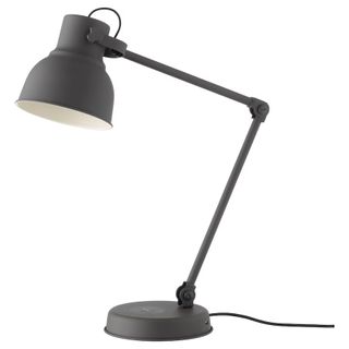 Ikea Hektar lamp on white background