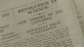Still from the science biopic movie Einstein and Eddington (2008 TV Movie).