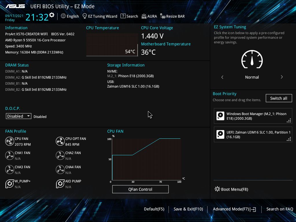 Firmware, Software and Test System - Asus ProArt X570-Creator WIFI ...