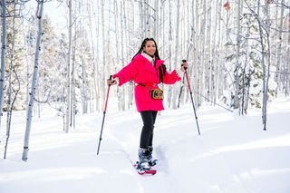 Snow, Winter, Footwear, Snowshoe, Cross-country skiing, Recreation, Tree, Nordic skiing, Skiing, Ski,