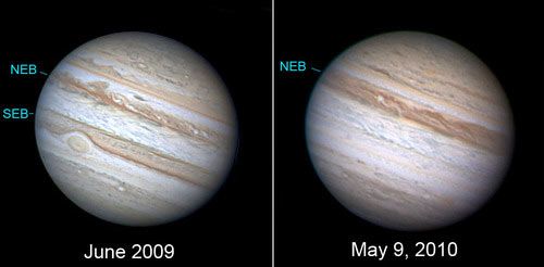 dsip jupiter Jupiter's Disappearing Cloud Stripe Mystifies Scientists