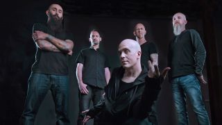 A photograph of the Devin Townsend Project in 2016