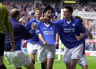 Arteta was an essential part of Rangers' 2003 domestic treble, eventually leaving the club in 2004 to return to Spain and play for Real Sociedad