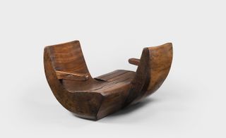 wooden conversation seat