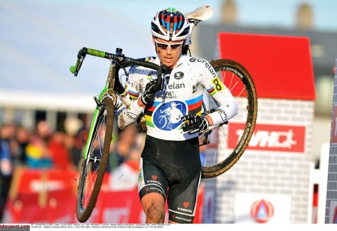 Sven Nys (Crelan-AA Drink Cycling Team) takes victory