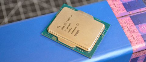 An Intel Core i9-14900K with its promotional packaging