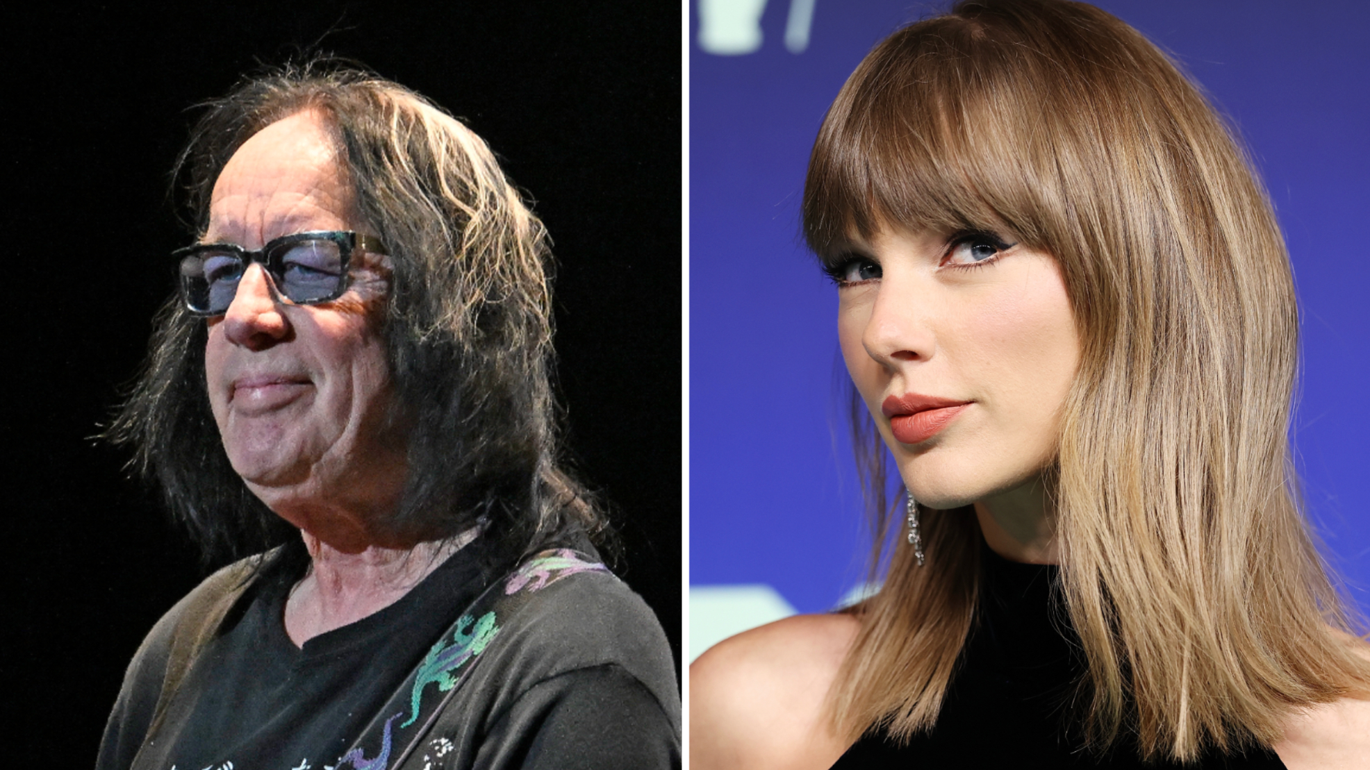 Todd Rundgren and Taylor Swift composite image