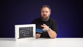 YouTuber Wylsacom with a leaked Apple MacBook Pro with M4 chip.