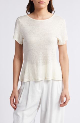 Anya Linen & Cotton T-Shirt